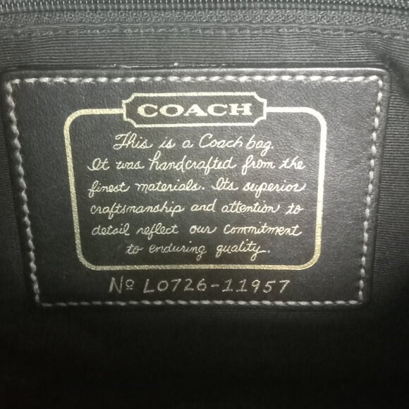 Vintage Coach Signature C Purse - Picture 7 of 10